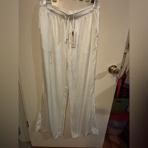 Gold Hawk White Wide Leg Pants